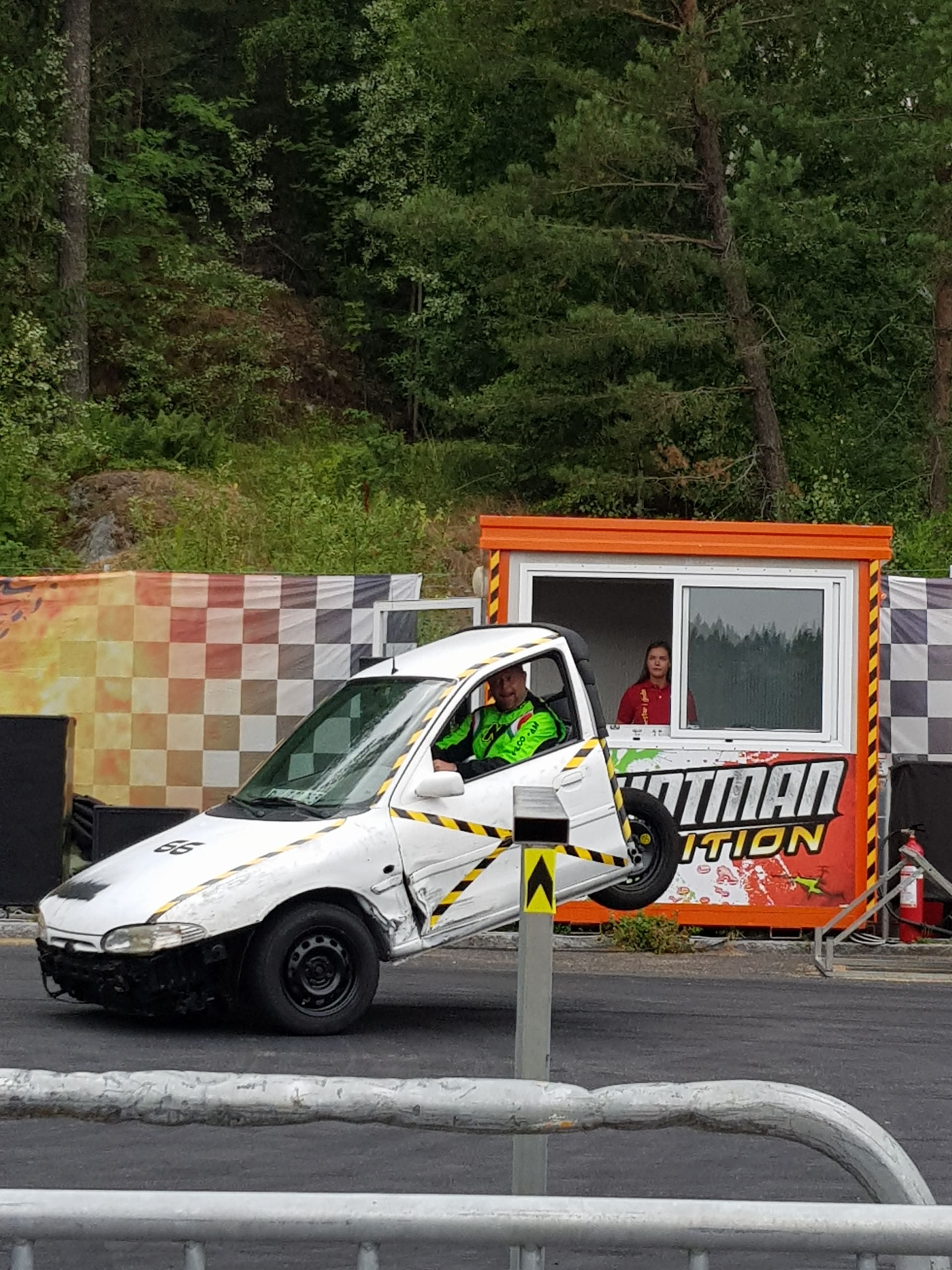 Burnout stuntshow Asgeir